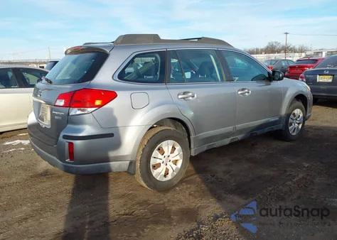 2011 Subaru Outback 2.5I z USA, uszkodzony, nr VIN 4S4BRBAC9B3390693